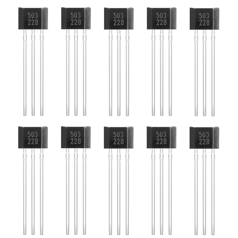 FOXTIP 22Pcs AH3503 Linear Hall Element 3503 3Pins Effect Sensor Circuit Magnetic Detector - Image 1